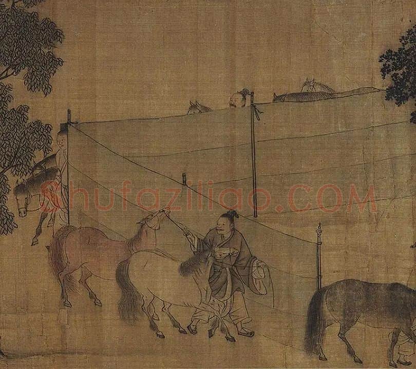 李唐《晋文公复国图》卷_23