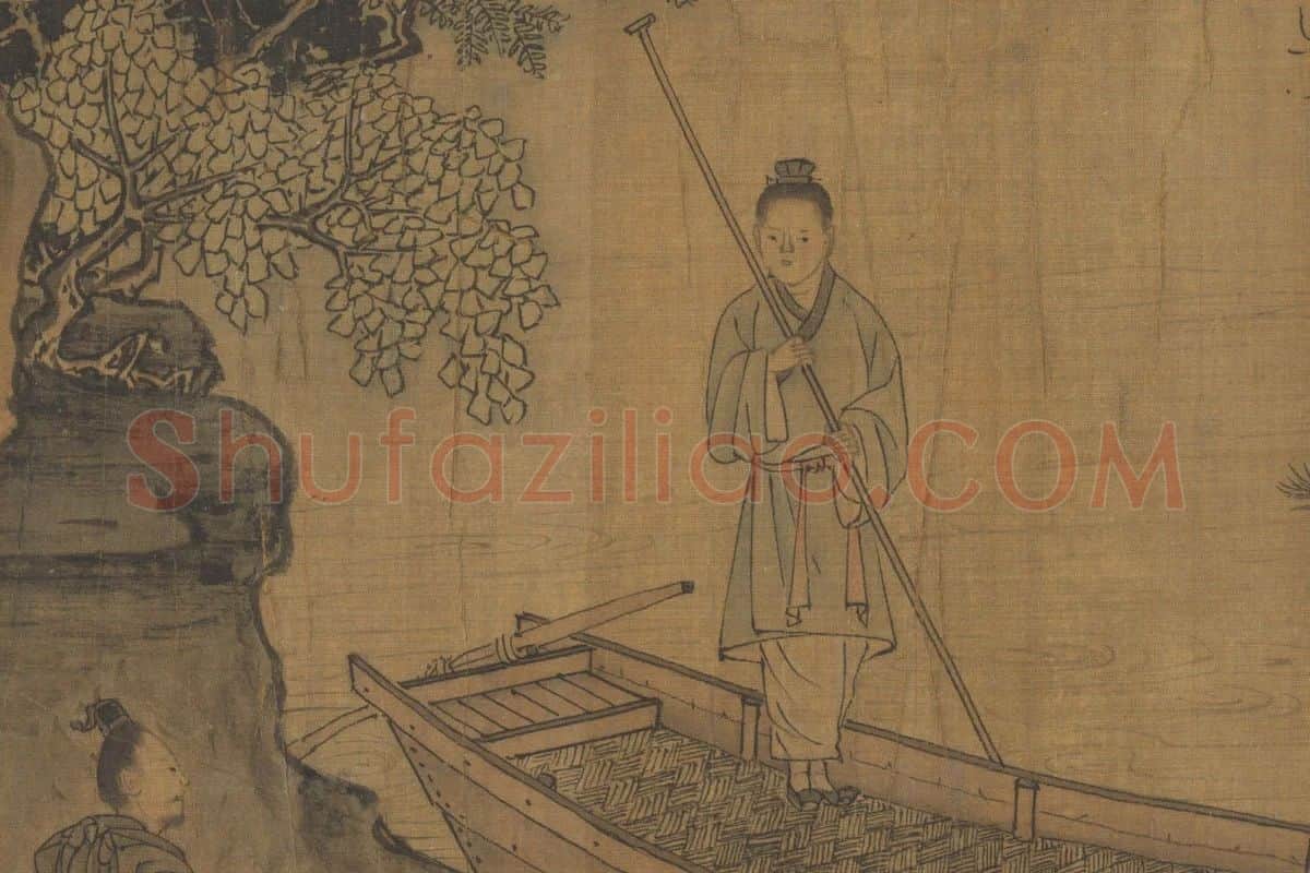 李唐《晋文公复国图卷》局部 (7)