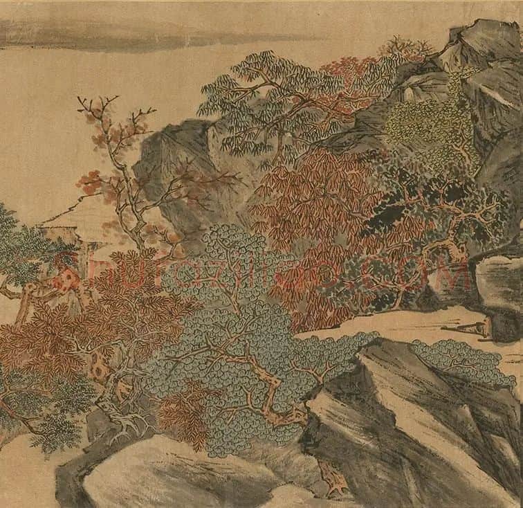 李唐《秋溪渔隐图》_05