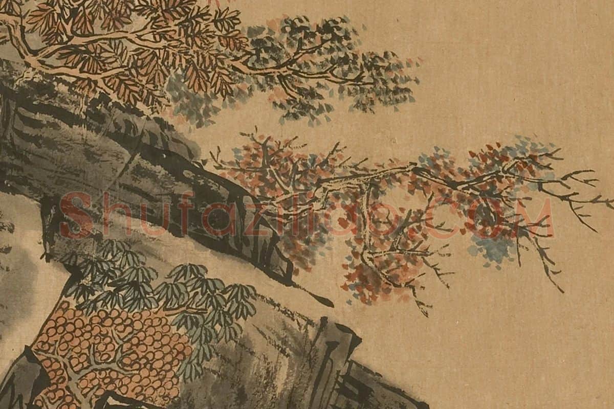 李唐《秋溪渔隐图》局部 (2)