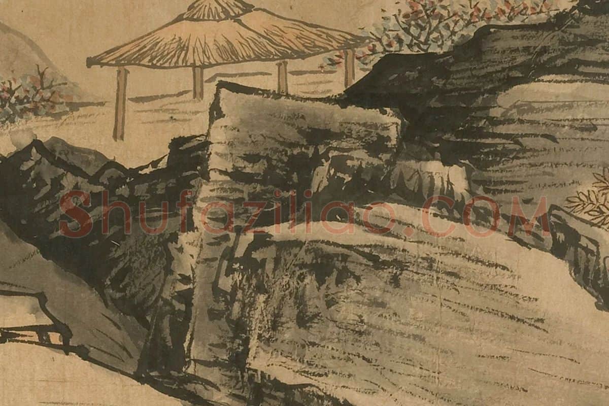 李唐《秋溪渔隐图》局部 (3)