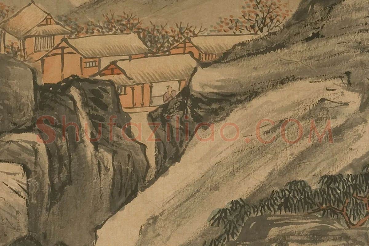 李唐《秋溪渔隐图》局部 (5)