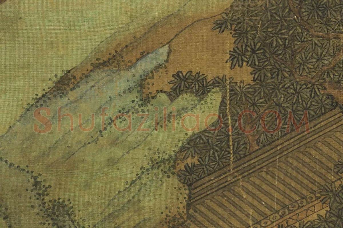 山水人物画《西园雅集图》局部 (8)