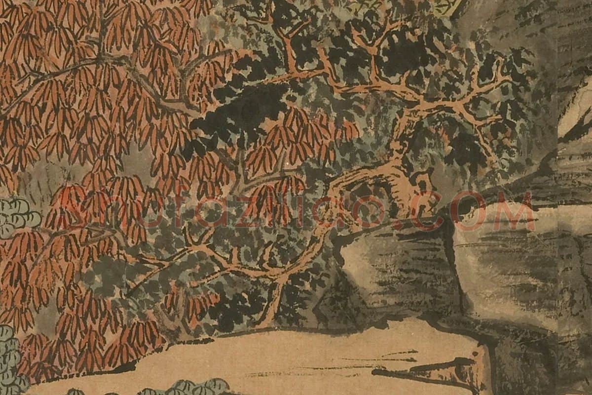 李唐《秋溪渔隐图》局部 (6)