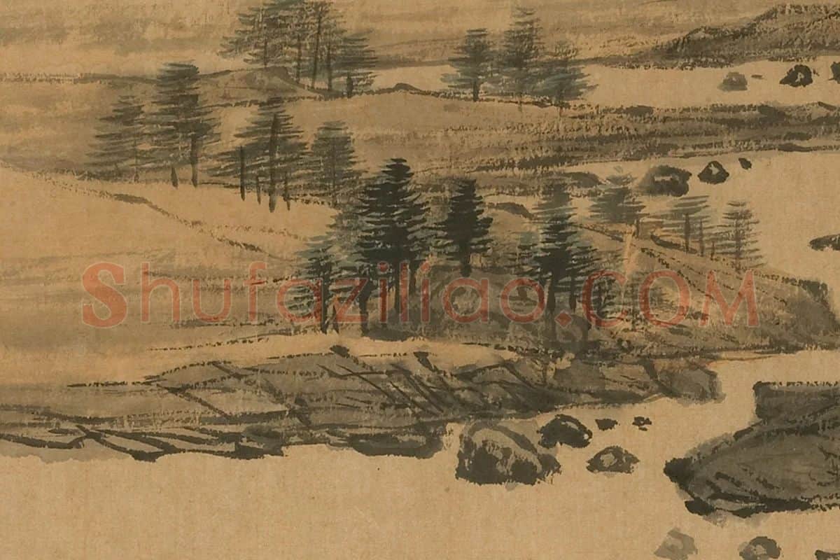李唐《秋溪渔隐图》局部 (8)