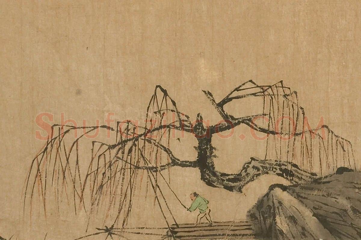 李唐《秋溪渔隐图》局部 (9)
