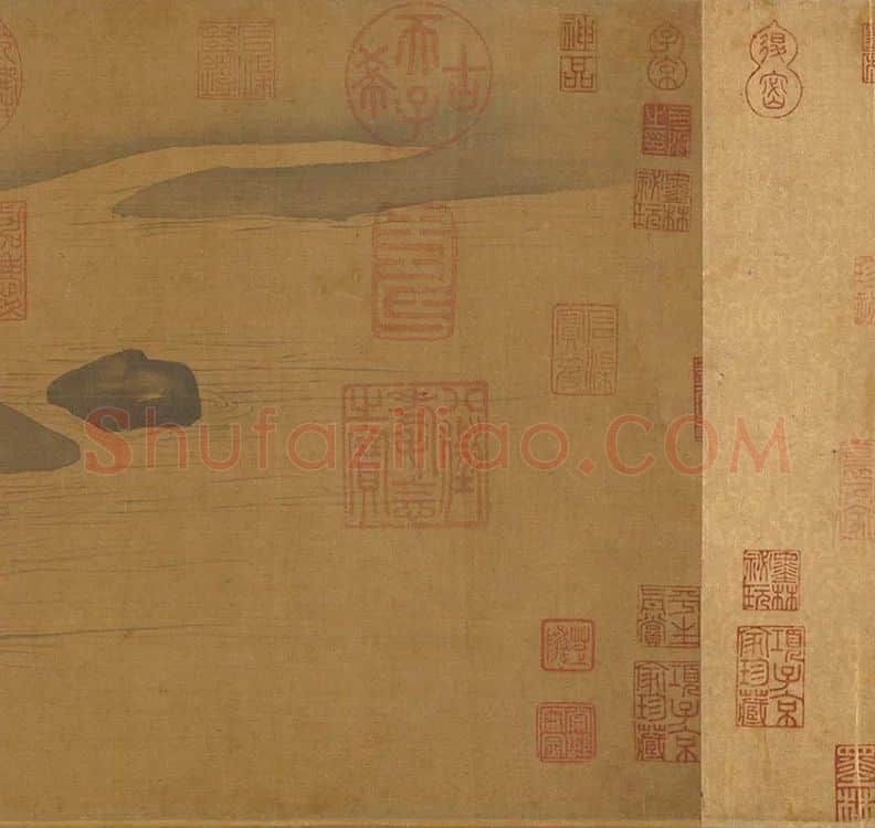 李唐山水画《清溪渔隐图》_10