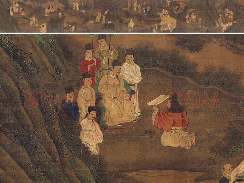 赵雍 《先贤图》卷