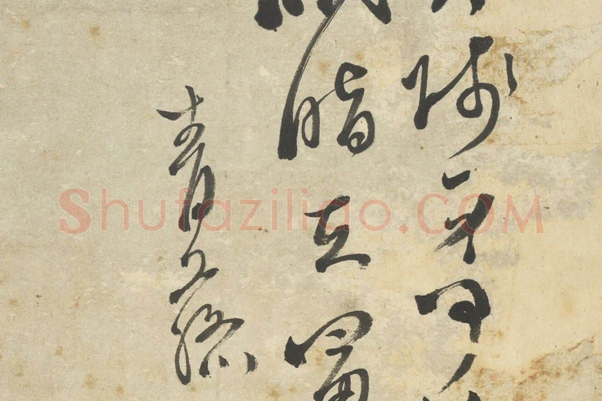 徐渭《牡丹》局部 (5)