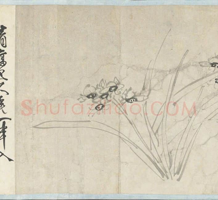 徐渭写意水墨画写生卷_05