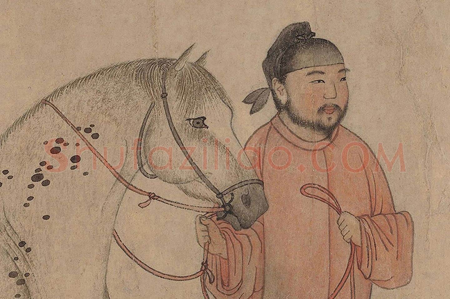 赵氏三世人马图局部 (3)