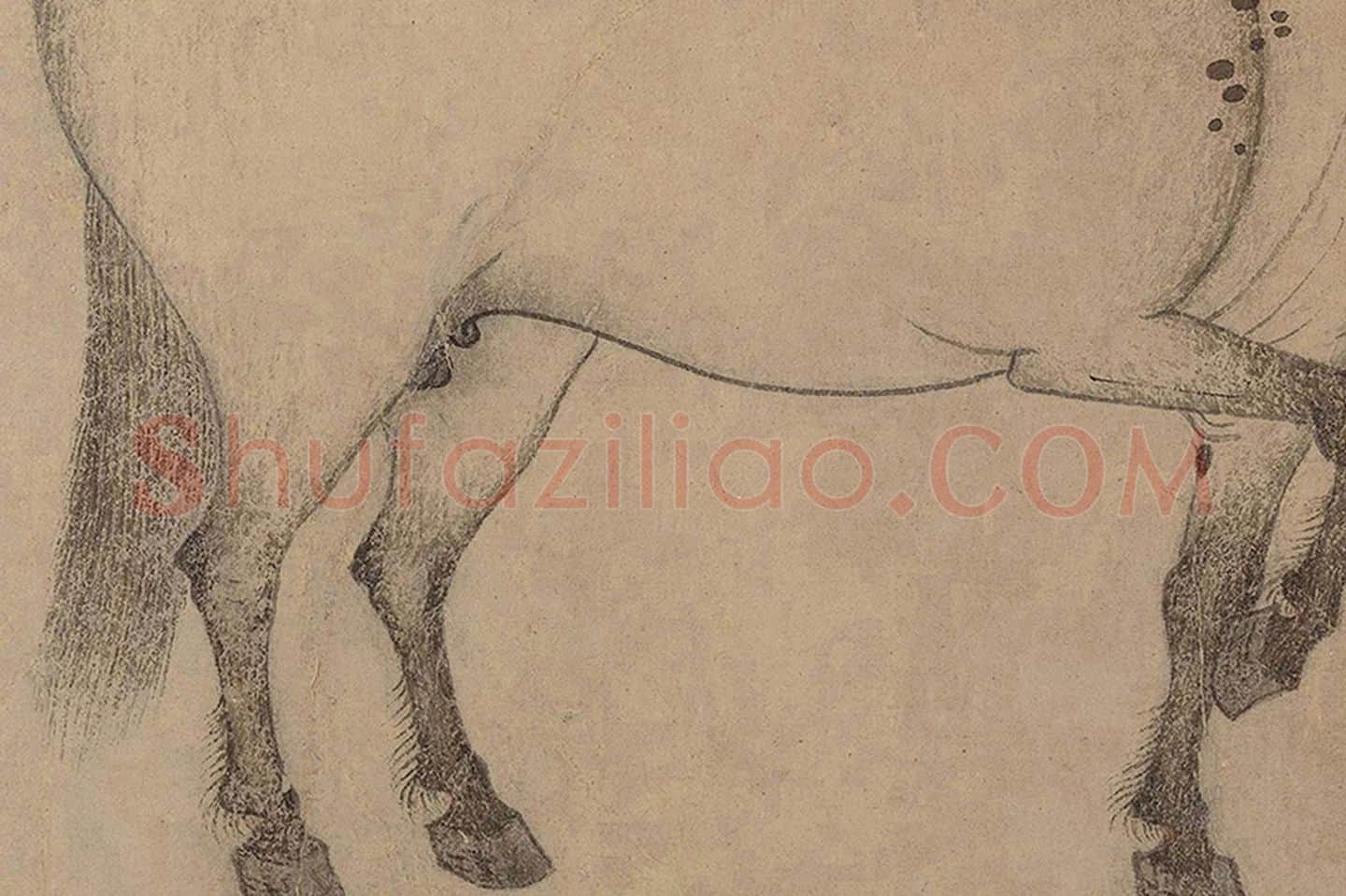 赵氏三世人马图局部 (7)