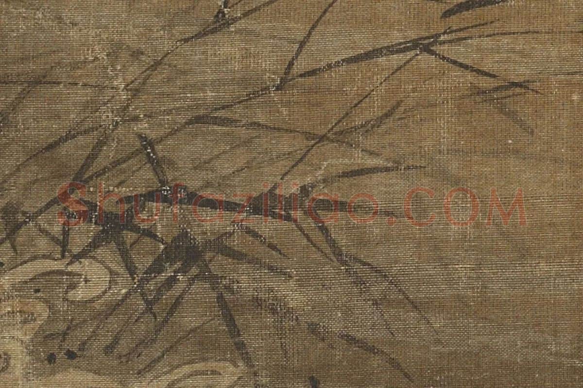 夏圭(传)《白鹭五位图》局部 (3)