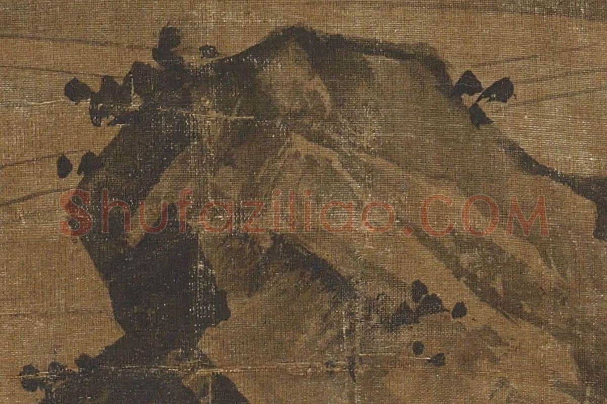 夏圭(传)《白鹭五位图》局部 (4)