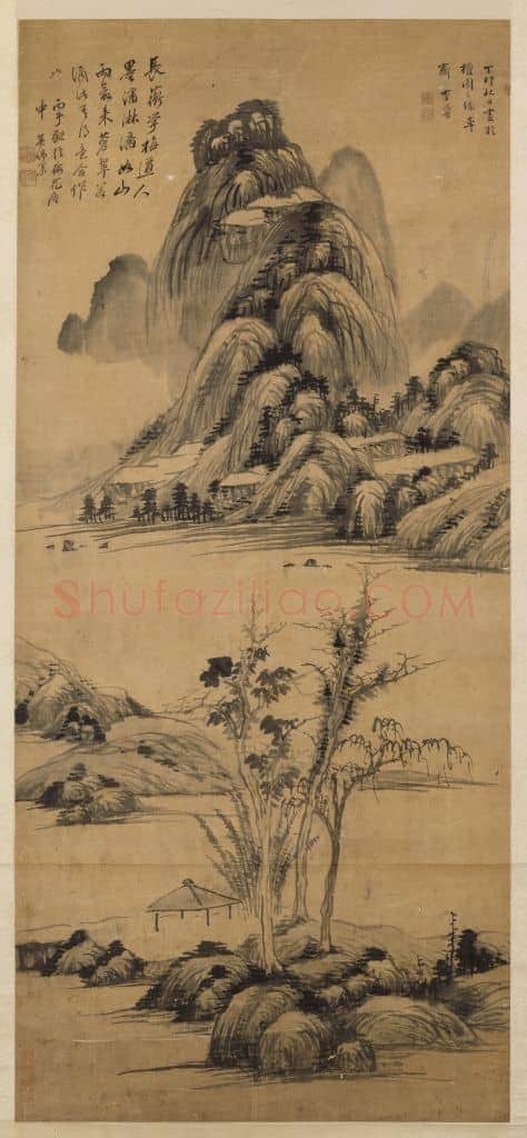 李流芳檀园墨戏图轴 | 故宫绘画藏品