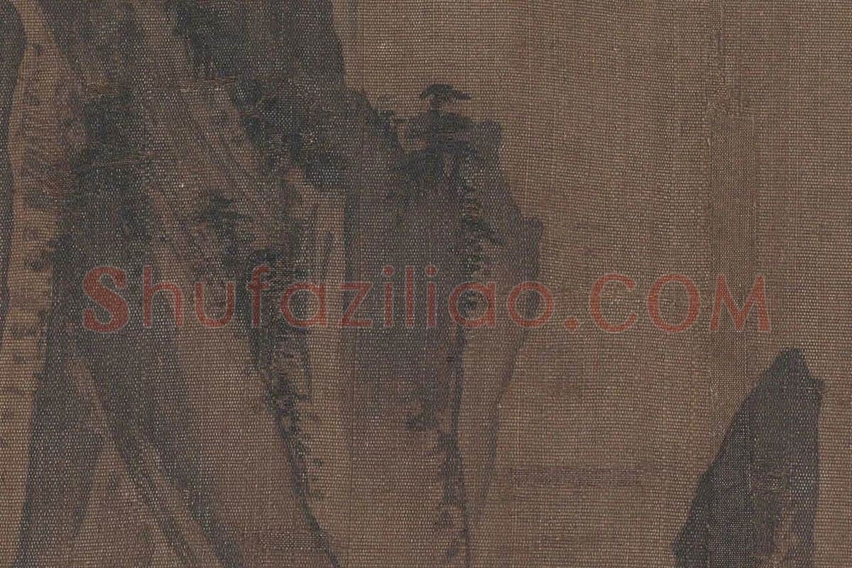 夏圭《山腰楼观图》局部 (3)