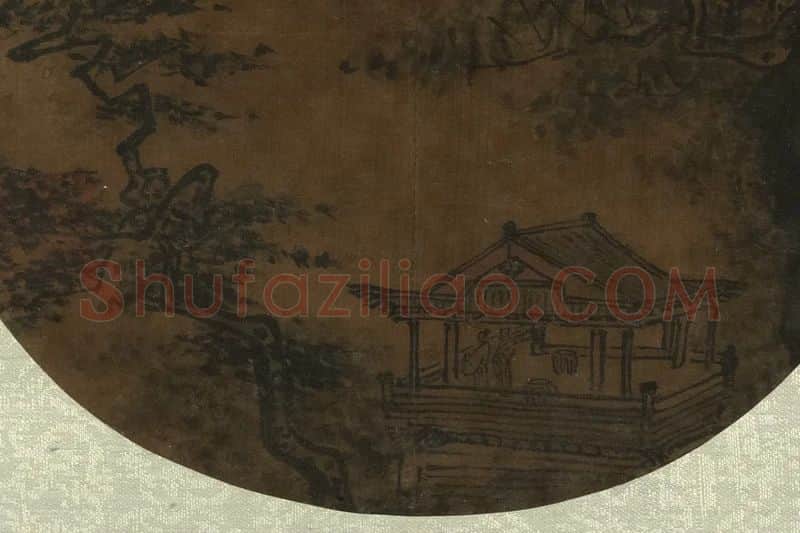夏圭《宋人画杰阁凌虚》局部 (1)