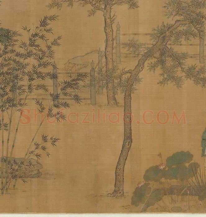 宋徽宗十八学士图卷_17