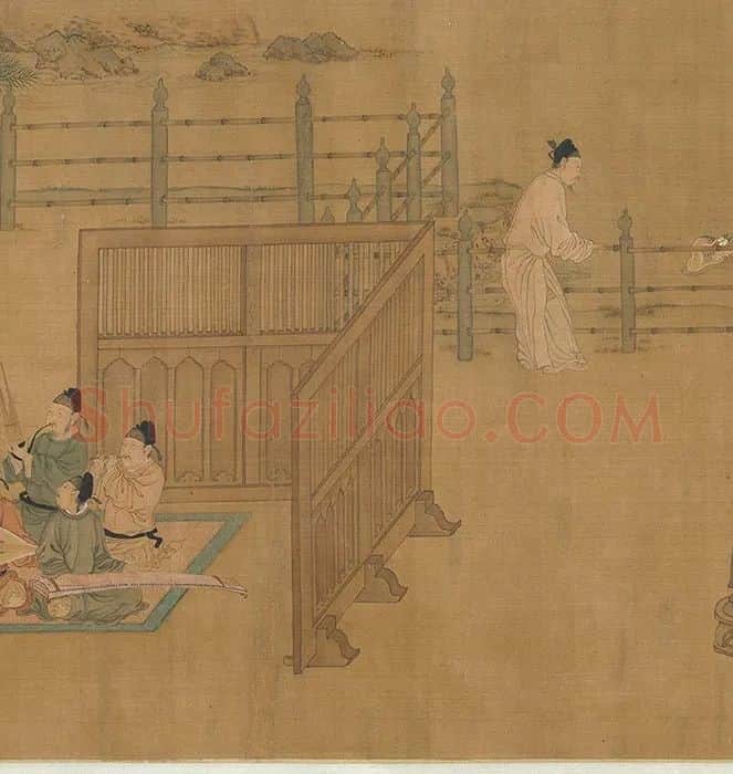 宋徽宗十八学士图卷_20