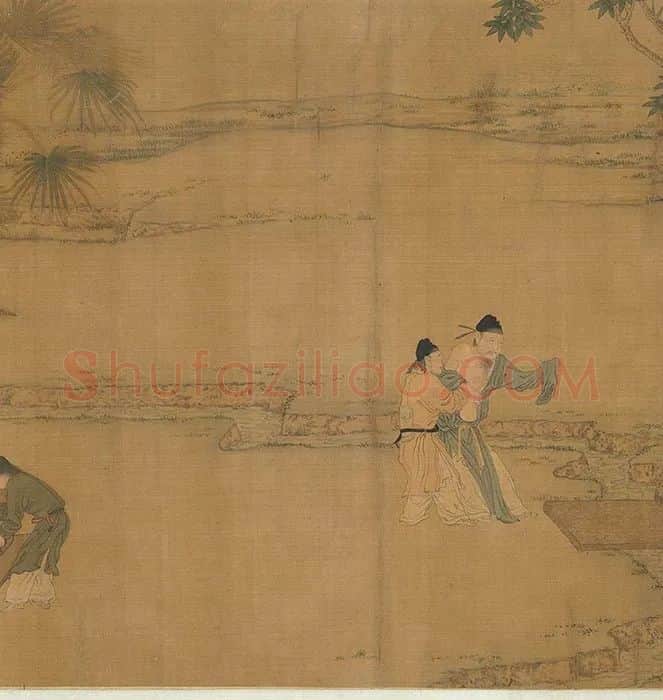 宋徽宗十八学士图卷_22