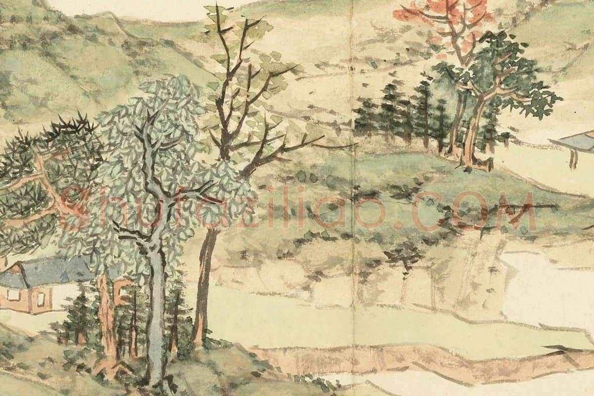 王学浩山水画册高清图片局部 (1)