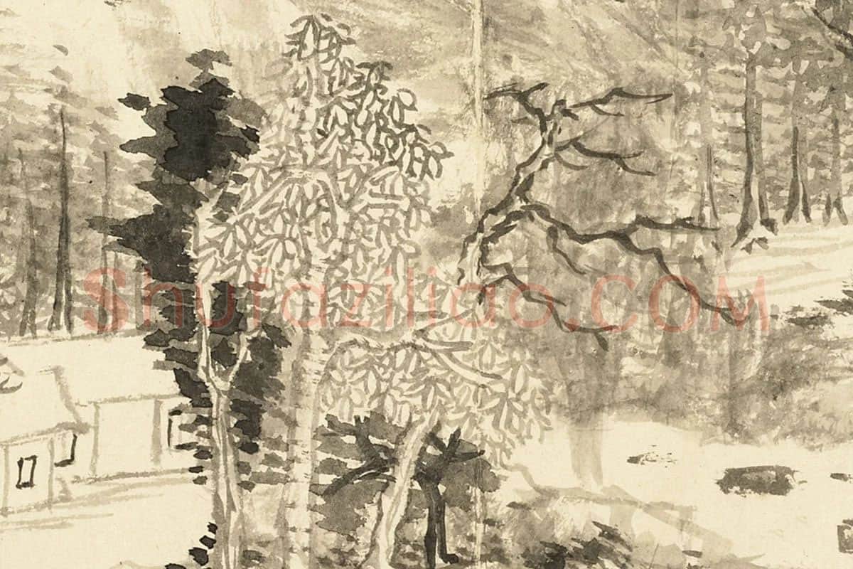 王学浩山水画册高清图片局部 (11)