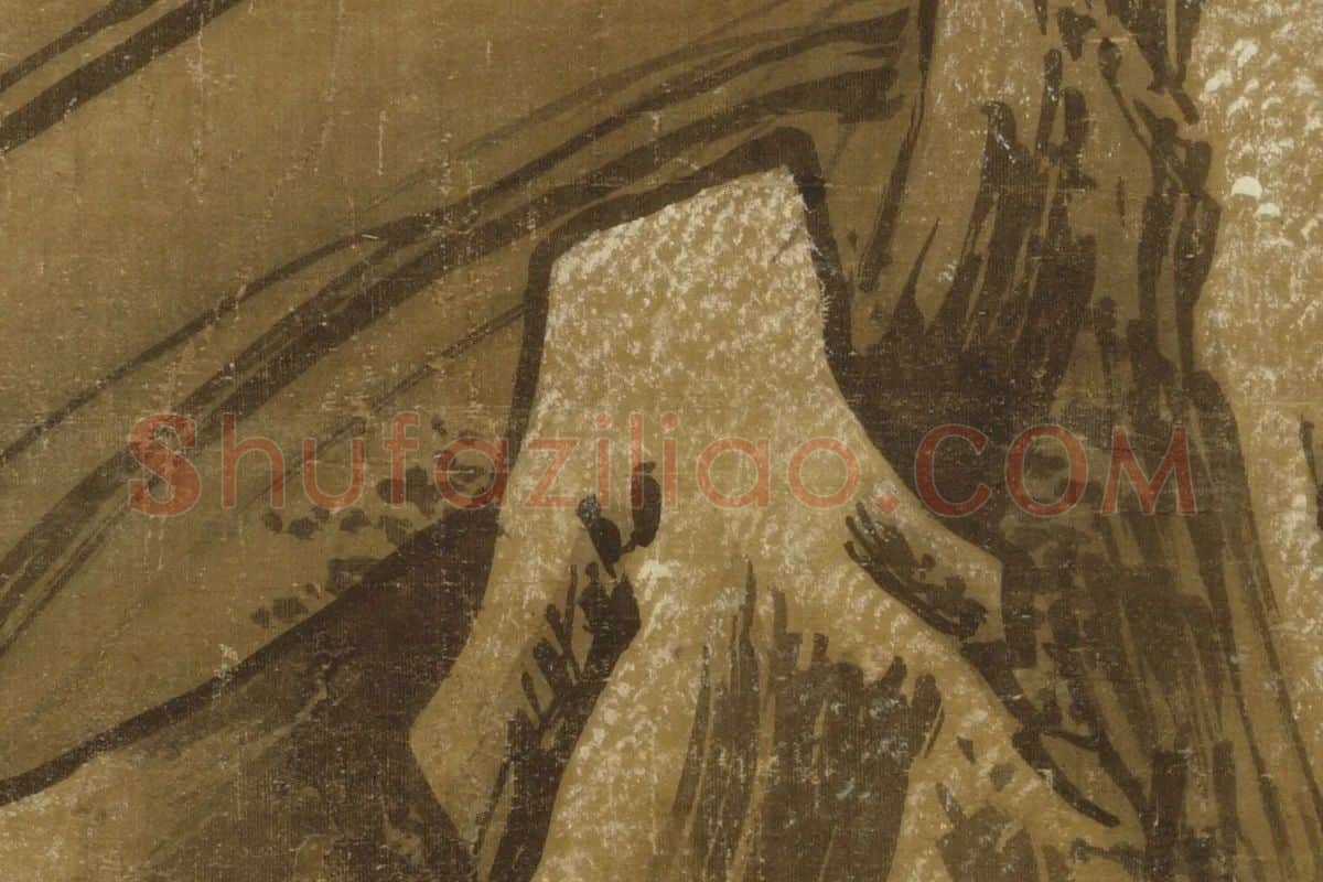 明·吕纪工笔花鸟画《四季花鸟图之冬景图》高清大图局部 (2)