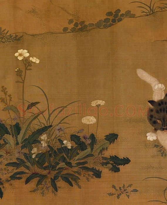 宋徽宗画猫《耄耋图》全卷_06