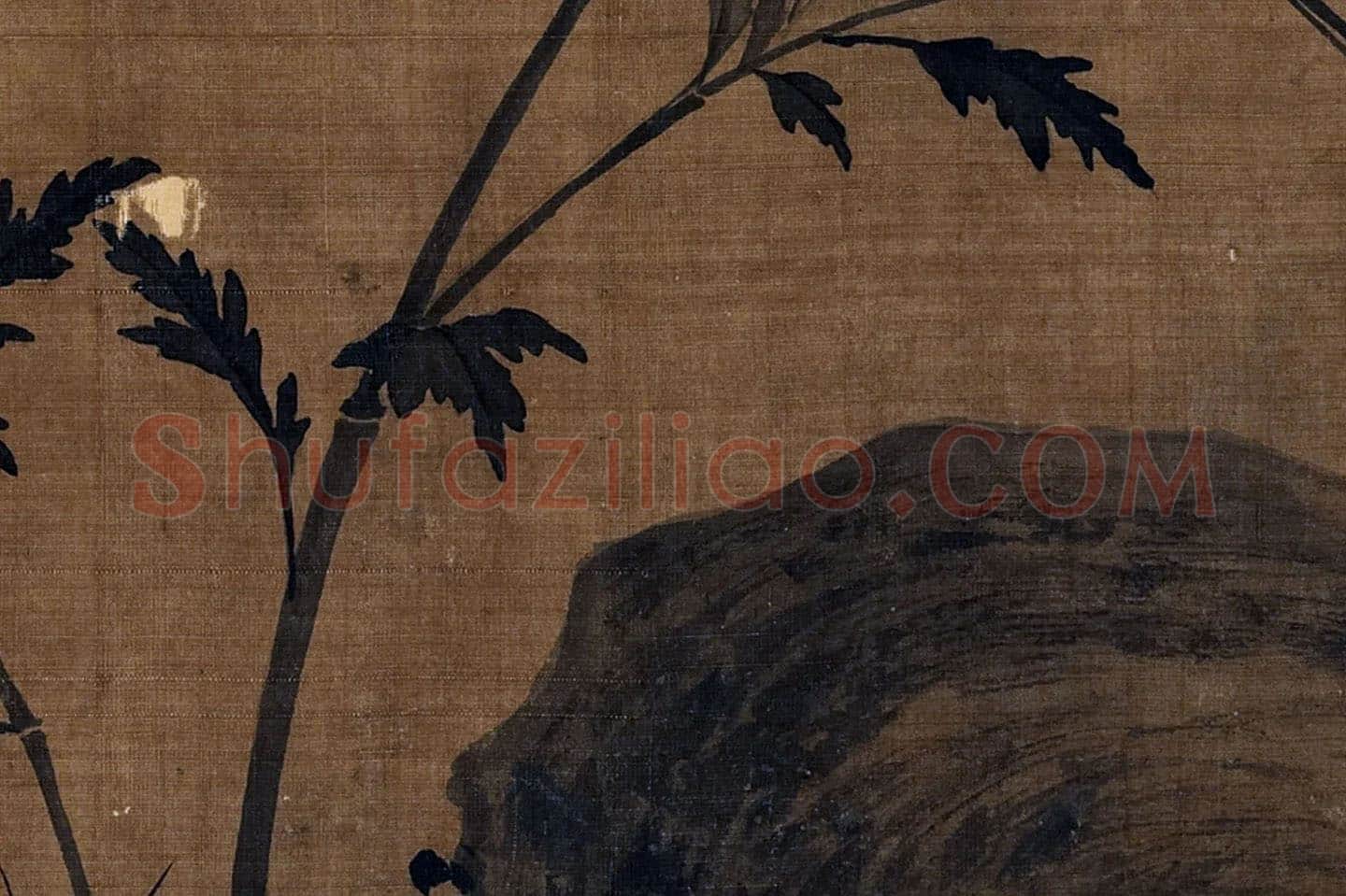 宋徽宗赵佶《御河鸳鸯图》高清大图局部 (5)