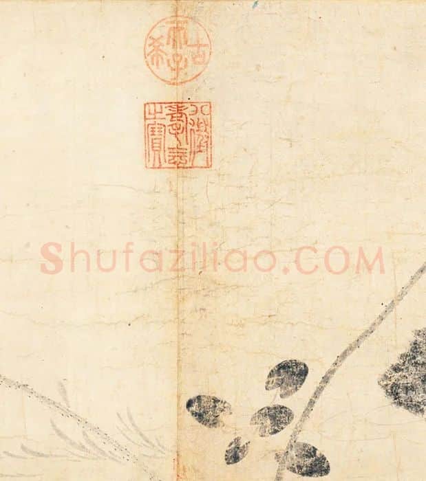 宋徽宗池塘秋晚图卷_08