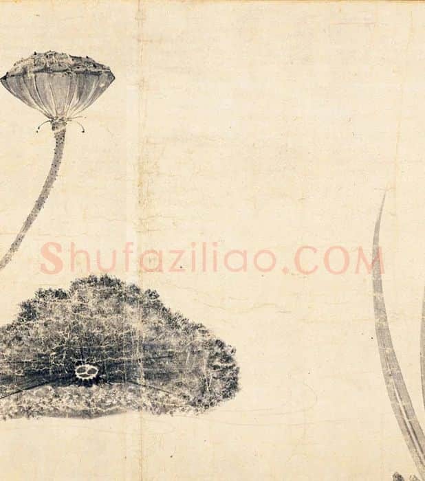 宋徽宗池塘秋晚图卷_09
