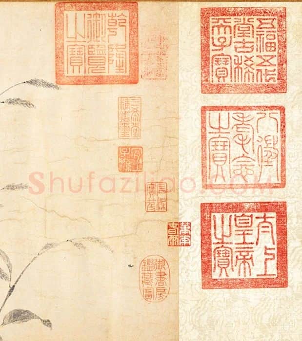 宋徽宗池塘秋晚图卷_12