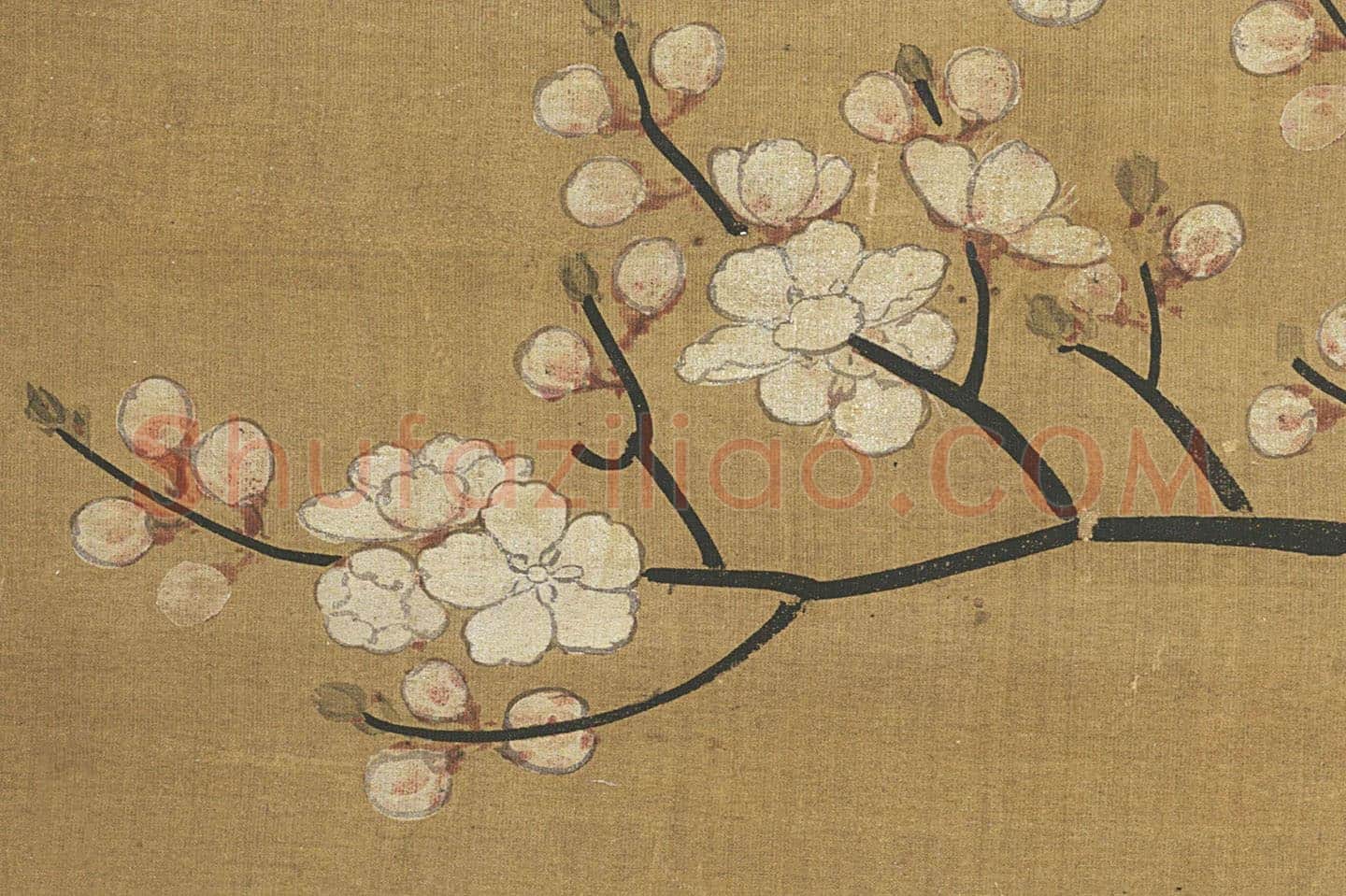 明·吕纪《狮头鹅图》高清大图局部 (7)