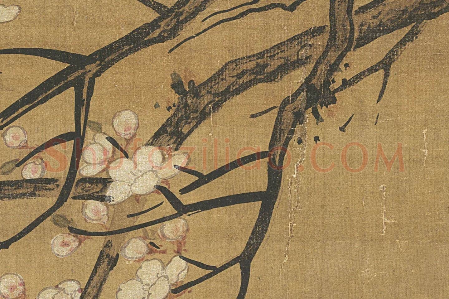 明·吕纪《狮头鹅图》高清大图局部 (8)