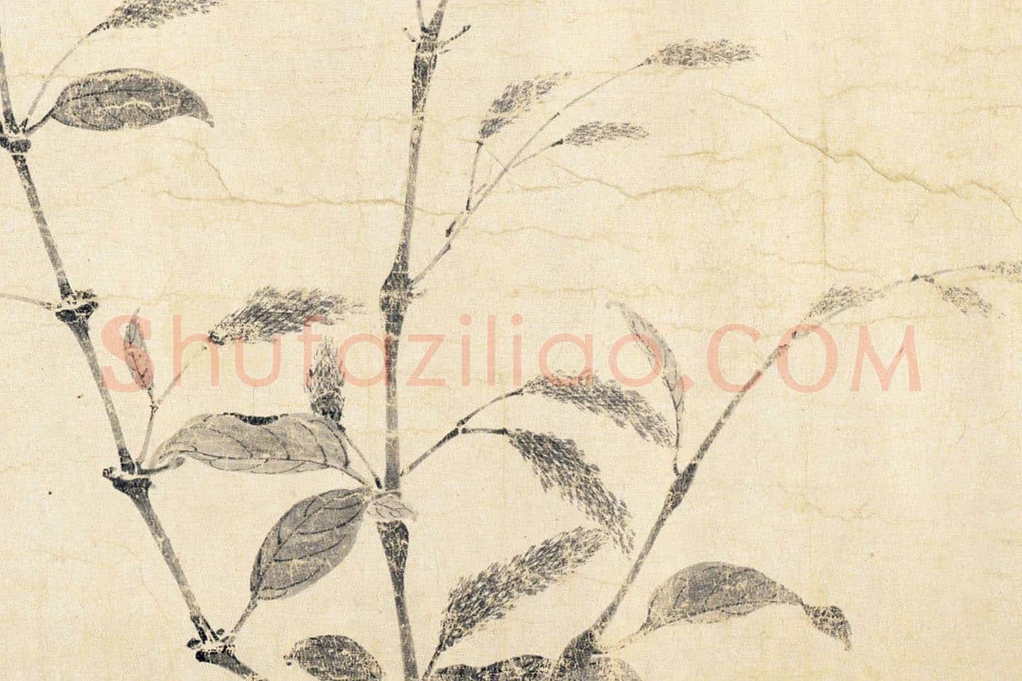 宋徽宗池塘秋晚图卷局部 (8)