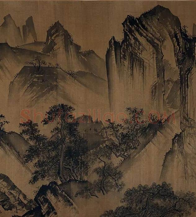 无款仿夏圭溪山清远卷_04