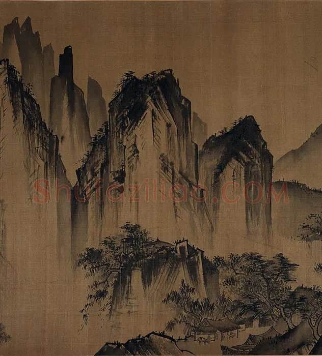 无款仿夏圭溪山清远卷_05