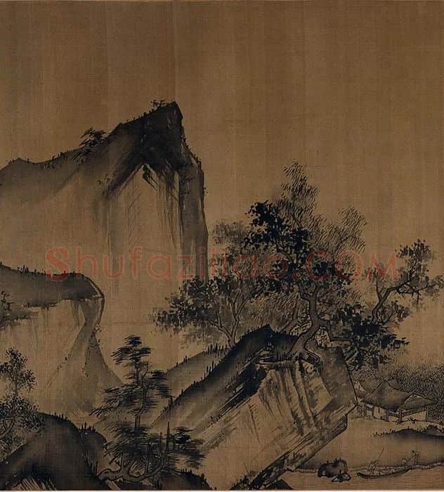 无款仿夏圭溪山清远卷_06