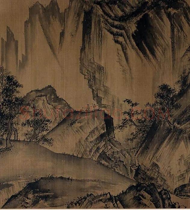 无款仿夏圭溪山清远卷_08