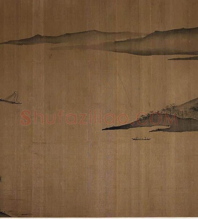 无款仿夏圭溪山清远卷_10