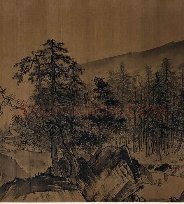 无款仿夏圭溪山清远卷_13