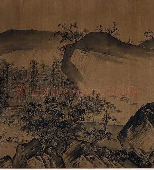 无款仿夏圭溪山清远卷_14