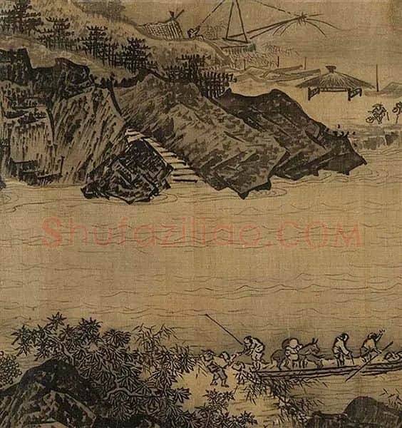 夏圭长江万里图_13