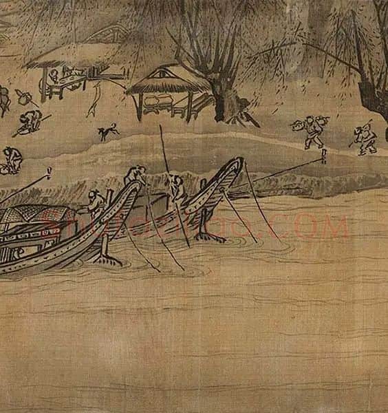 夏圭长江万里图_19