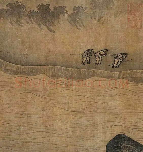夏圭长江万里图_37