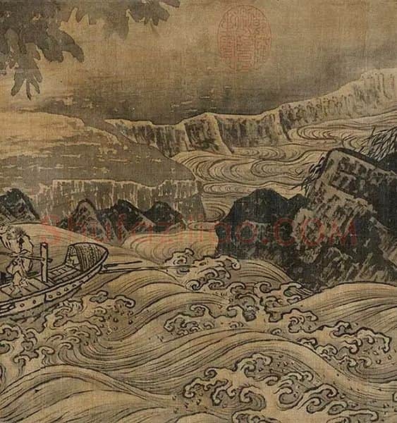 夏圭长江万里图_41