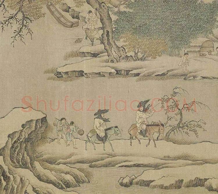 雪渔图卷_16