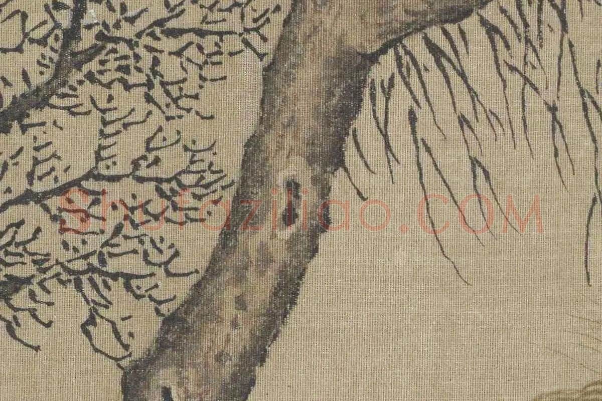 宋人雪渔图卷局部 (6)