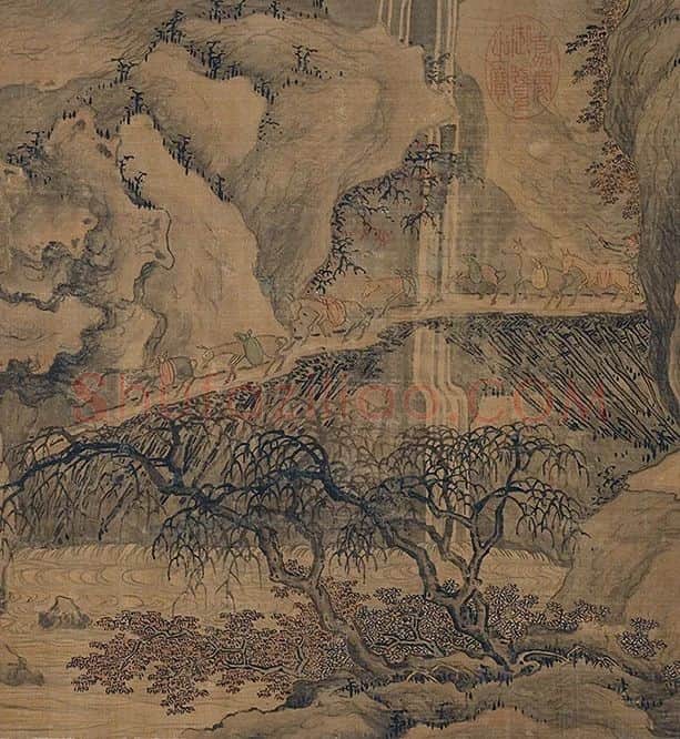 郭熙《关山行旅图》卷_09