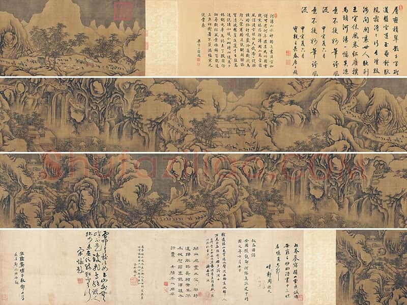 郭熙山水人物《关山积雪图》卷